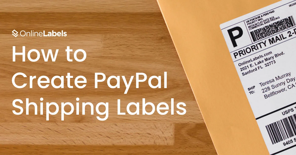 PayPal Shipping Labels