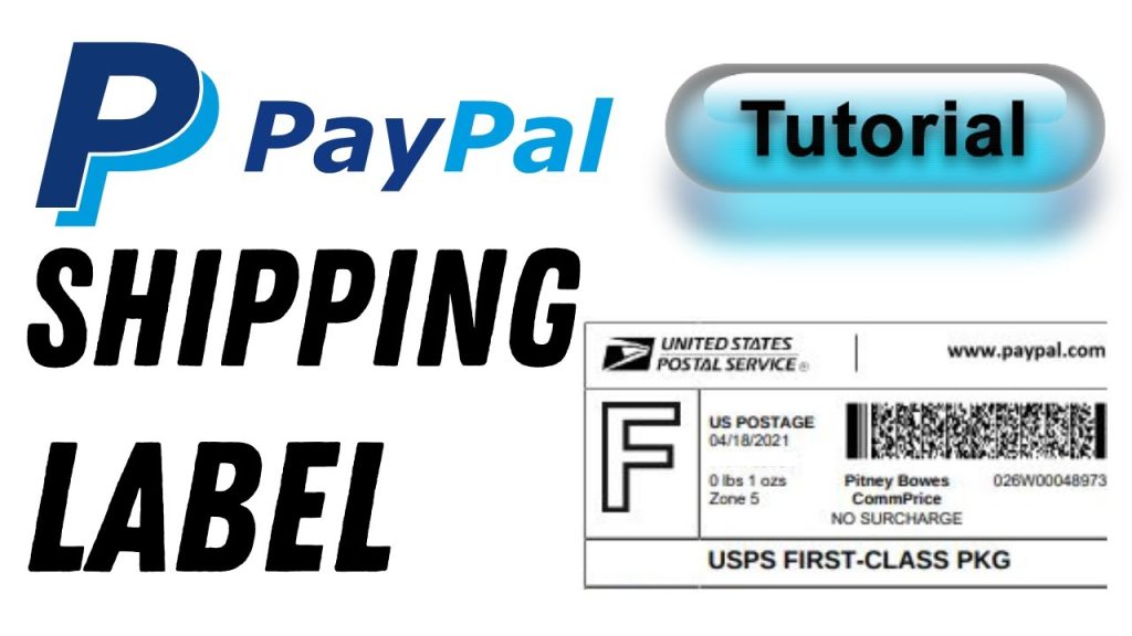shipping label with PayPal