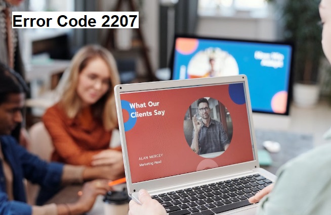 Error Code 2207
